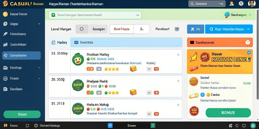 Tampilan antarmuka yang user-friendly dan menarik.