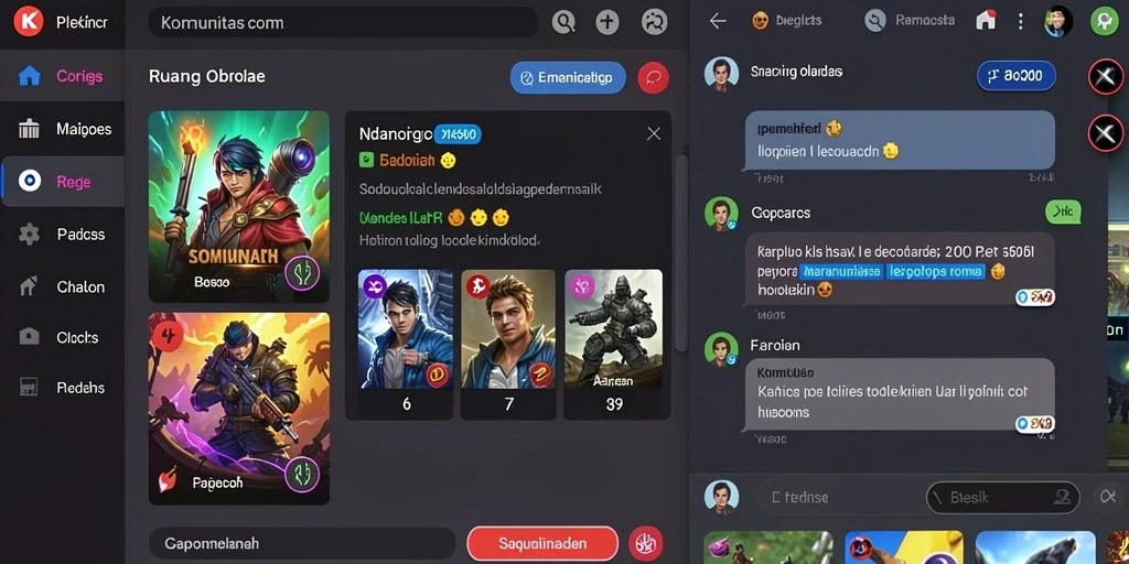 Tampilan antarmuka yang modern dan menarik.