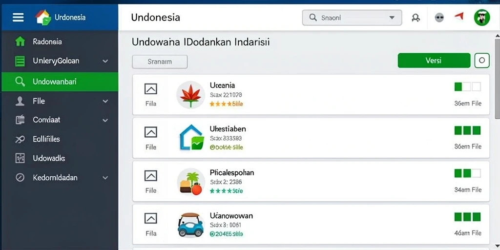 Tampilan antarmuka yang user-friendly.