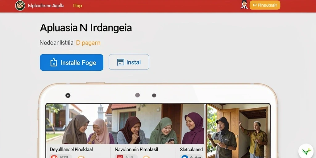 Tampilan antarmuka user-friendly yang menarik.