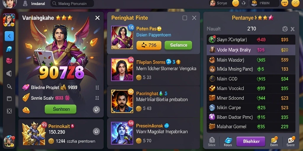 Tampilan antarmuka yang user-friendly.