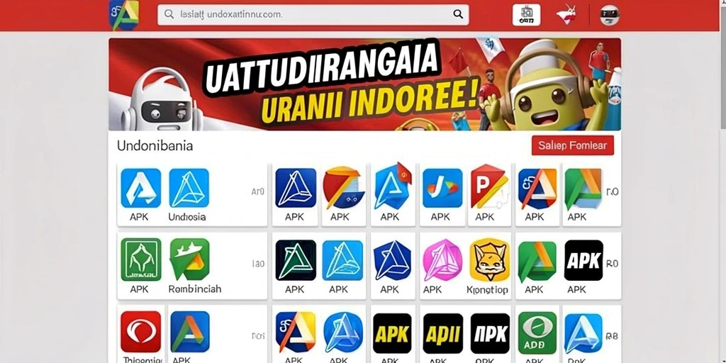 Tampilan menu utama yang menarik dan user-friendly.