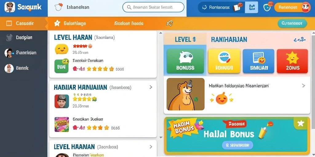 Tampilan antarmuka yang menarik dan mudah digunakan.