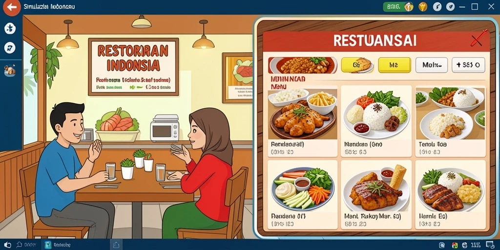 Tampilan antarmuka menarik dan mudah dipahami.