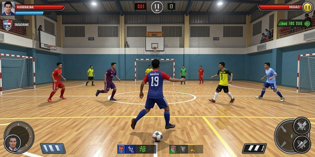 Screenshot menampilkan karakter utama dalam aksi.